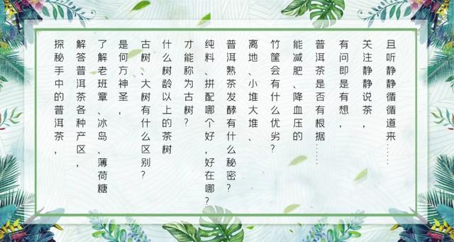 春節喝茶指南(早餐篇)